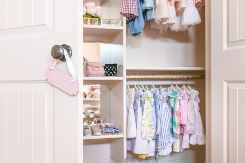 Baby Girl Nursery Closet Idea