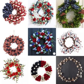 4th of July Wreath Ideas + How to Choose the Perfect Wreath Size